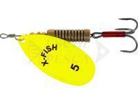 Esca X-Fish Stark #5 14g - Nikel UV lime