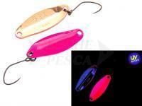 Cucchiaino ondulante trota Nories Masukuroto 2.0g - #034 (Fluo-Pink / Gold) UV