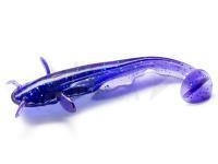 Esche siliconich Fishup Catfish 75mm - 060 Dark Violet / Peacock & Silver