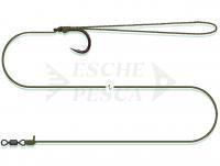 Dam Madcat Coated Pellet Rig 55CM 0.75MM/1.20MM #1/0 SINKING 61KG / 135LB