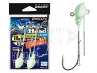 Teste Piombate Decoy SV-37G Glow Sabel Head - #3/0 5g