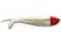 Esche Delalande Buster Shad 5cm - 61 - Blanc tête rouge