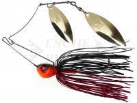 Esca Mustad Arm Lock Spinnerbait 10g - Black Orange