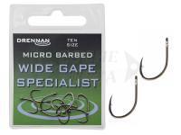 Ami Drennan Eyed Wide Gape Specialist Micro Barbed - #10