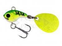 Esca Westin DropBite Tungsten Spin Tail Jig 1.8cm 9g - Chartreuse Ice