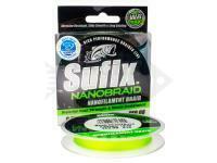Trecciato Sufix Nanobraid 0.08mm 100m - Neon Chartreuse