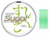 Filo Trecciato Dragon Sugoi Superthin P.E. Braid Fluo Light Green 135m 0.061mm