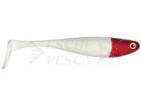 Esca Delalande Zand Fat Shad 10cm 8g - 061 Blanc Tête rouge