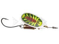 Effzett Spinner with single hook #2 / 4g - Fire Tiger