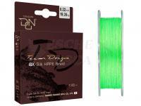 Filo Trecciato Team Dragon 8X-Silk HPPE Fluo Light Green 135m 0.08mm