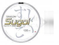 Filo Trecciato Dragon Sugoi Superthin P.E. Braid White 135m 0.052mm