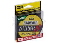 Fili Trecciati Duel Hardcore Super 8 Camo 150yds #3.0 0.28mm 3lbs (R1275-CA)