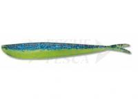 Esche siliconich Lunker City Fin-S Fish 4" - #03 Blue Chartreuse (ekono)