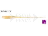 Esche siliconich Tict Fisit Nude 2.7" - C-21 Gold Powder Clear UV