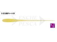 Esche siliconich Tict Fisit Nude 2.7" - C-22 Gold Powder Chart UV