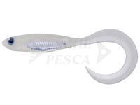 Esche siliconich Fish Arrow Flash‐J Curly 2" SW - #L145 Blue LumiNova/Silver