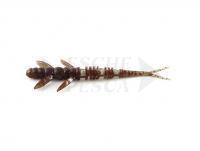 Esche siliconich Fishup Flit 3 - 050 Green Pumpkin Brown/Red & Purple