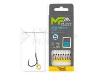 Mikado Method Feeder Rigs Braid MF14 Barbless with bait band - #8