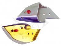 Rhys Davis Teaser Cut Bait Head - Chrome Purple Gold