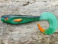 Esca Great Fish Rocky Twister Slim 15cm - toxic green