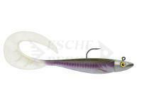 Esche Delalande Zand Curly 12cm + jig head 14g - 143 - GREEN WAKA