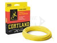 Fly line Cortland 333 Trout All Purpose Floating Yellow WF7F