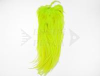 Hareline Dubbin Flat Wing Saddles - #54 UV2 Pastel Chartreuse