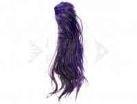 Hareline Dubbin Half Grizzly Saddle - #298 Purple