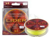 Trecciato Fishing Empire Lider X4 150m fluo yellow - 0.16mm