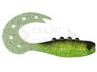 Dragon Soft bait Hitman 10cm - Chartreuse/Black | Silver glitter