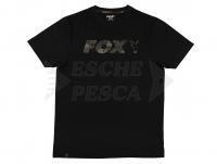 Fox Black Camo Chest Print T-Shirt - L