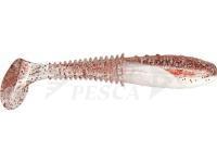 Esche siliconich Dragon Invader Pro 10cm - White/Clear - red glitter