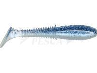 Esche siliconich Dragon Invader Pro  5cm - Pearl BS/Clear - silver/blue glitter