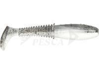 Esche siliconich Dragon Invader Pro  5cm - White/Clear - black glitter