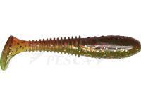 Esche siliconich Dragon Invader Pro  6cm - Clear Smoked/Mot.oil - black/red glitter