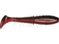 Esche siliconich Dragon Invader Pro  7.5cm - Red/Black - black/red glitter