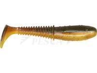 Esche siliconich Dragon Invader Pro  8.5cm - Yellow Fluo/Mot.Oil - black glitter