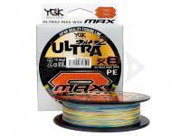 Trecciato YGK X-Braid Ultra2 Max WX8 150m #0.8 | 6.8kgf | Multicolor