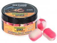 Jaxon Dumbels Duo Color Pop-Up Method Feeder 30g 8/10mm - Bloodworm-Maggots