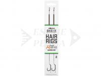 Korda Basix Hair Rigs Wide Gape Barbless #4B 25lb 2pcs