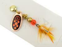Cucchiaino Rotanto Mepps Black Fury Mouche #0 - Copper/Red Dots
