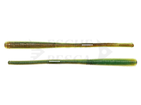 Esche Live Target Finesse Tail Worm 11.4cm - Brown/Chartreuse