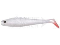 Esche siliconich Dragon Lunatic 7.5cm PEARL - red tail