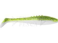Esche siliconich Dragon Lunatic Pro 15cm - Pearl/Chartreuse | Black Glitter
