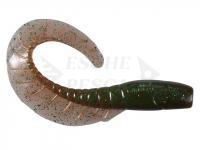 Esche siliconich Dragon Maggot 5cm Motor Oil - green glitter