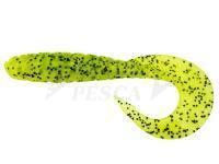 Esche siliconich Fishup Mighty Grub 3.5ich | 90mm - Chartreuse/Black