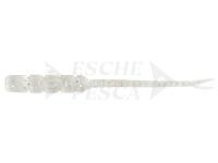 Esche Mustad AJI Worm Bachi-Bachi 2" 5cm - Clear Silver Glitter
