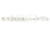 Esche Mustad AJI Worm Fla-Fla 2" 5cm - Clear Silver Glitter