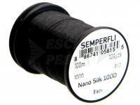 Thread Semperfli Nano Silk 100D Predator 6/0 100m 109yds - Black