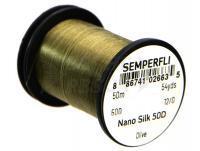 Thread Semperfli Nano Silk 50D 12/0 50m 54yds - Olive